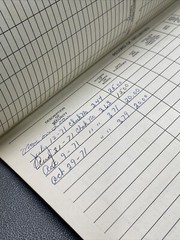 Rare Red Calendar Planner Book 1970 Drug Rep Pharmaceutical Promo Roerig Logos