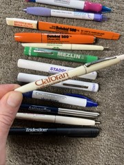 Drug Rep Pharmaceutical Advertising Pens Light Lot Of 13 Dolobid Ambien Claforan