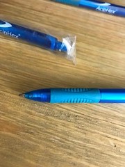 Lot of 3 ACIPHEX Drug Rep Pharmaceutical COLLECTIBLE Clicker Pens Rubber Grip