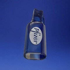 PFIZER Logo Collectible TELEPHONE CORD DETANGLER 360 Degree Rotating Swivel