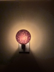 Pharmaceutical Advertising Promo Automatic Night Light Biaxin Novelty Bulldog