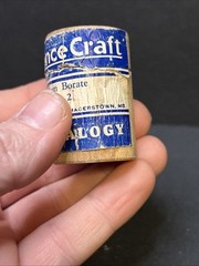 Vintage Porter Chemical Co. Sodium Borate No. 2 Wood container Science Craft