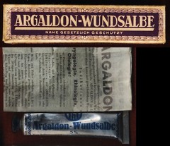 ANTIQUE medical pharm.G.M.B.H WIESBADEN „ARGALDON-WUNDSALBE“