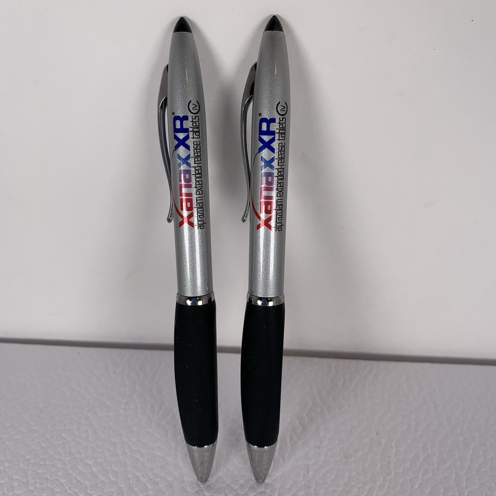 XANAX XR Alprazolam Pen Metal Ball Point Pharmaceutical Promo Original Owner 2