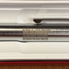 Pharmaceutical Drug Rep Metallic Sheafer Pen Ad Promo Volmax Vintage Works W/box