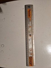 Thorazine Ruler – Metal – SKF – 12 inch – RX Pharmacy – Medicine