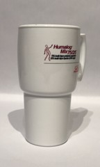 Humalog Mix Travel Coffee Tea Mug Cup Drug Rep Pharmaceutical Promo 14 fl oz.