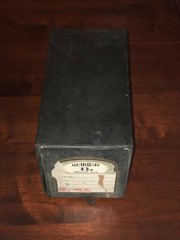 Quikway RX Record File Box Vintage Pharmacy Drug Package Inc O’Fallon Missouri