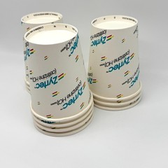 VTG Zyrtec Pfizer 90s Promo Paper Cups x10 Pharmaceutical Deadstock Unused