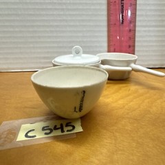 LOT Vintage COORS USA 180-0 B34 medical science porcelain pot with lid & spout