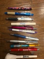 Pharmaceutical Drug Rep Advertising Pens Lot of 18