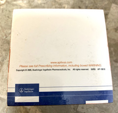 Aptivus Pharmaceutical Drug Rep Notepad Sticky Notes Promo Advertising Gift 2005
