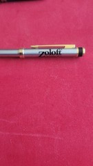 Zoloft Pen Lot Of 3 Metal Drug Rep Pharmaceutical Promo Advertising Read