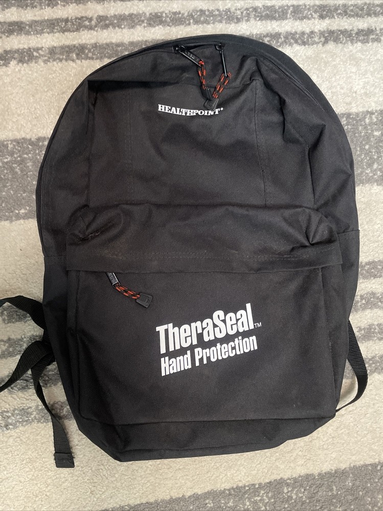 Pharmaceutical Drug Rep Backpack TheraSeal Healthpoint Black Doctor Gift