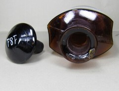 Vintage Medical Science Glass Bottle COLLODIUM ,Amber color,Germany №14727