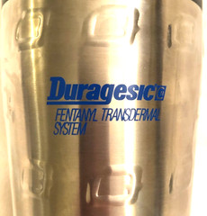 Lot of 2 Duragesic Fentanyl Travel Mugs Pharmaceutical Sales Merch Rare HTF