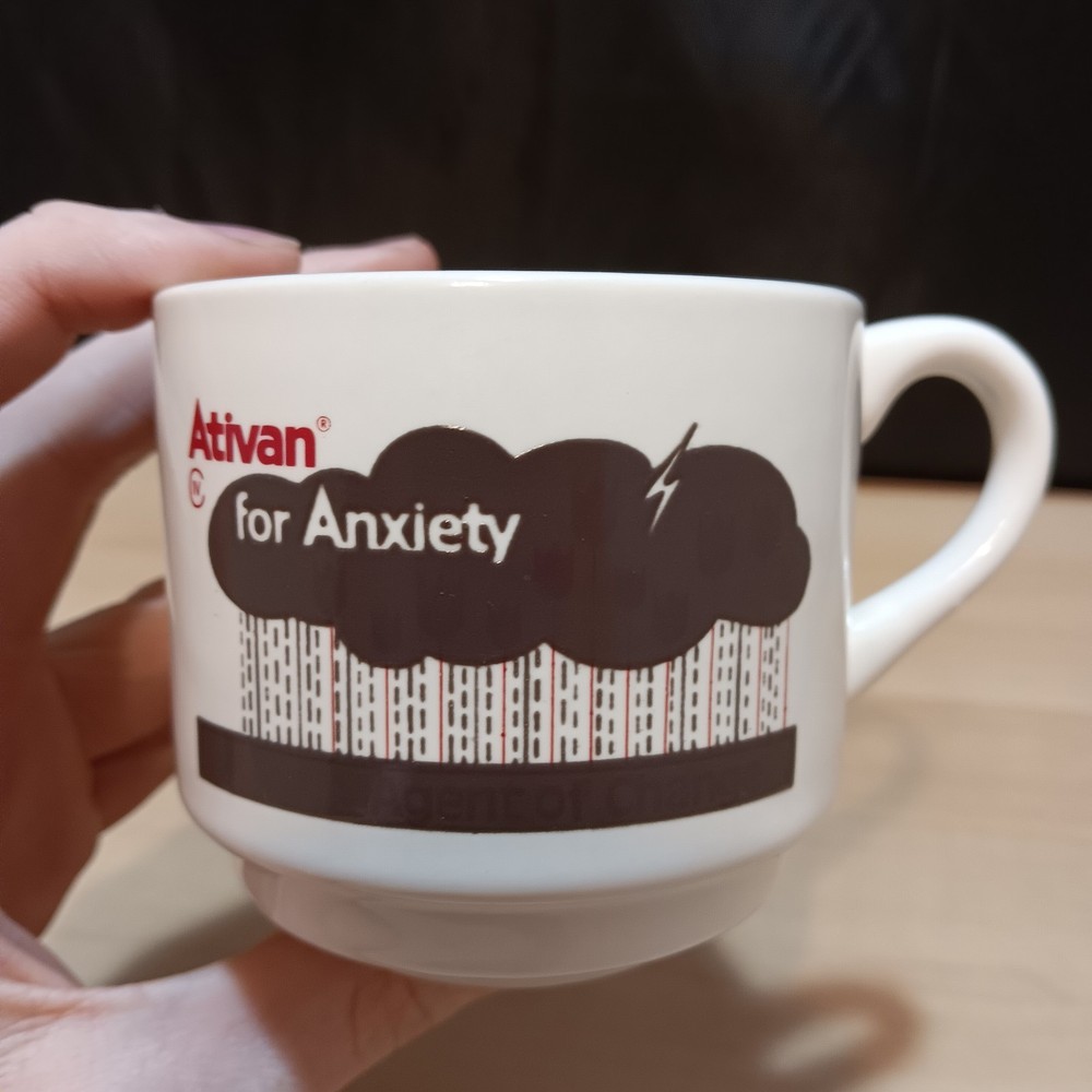 Ativan For Anxiety Pharmaceutical Drug Rep Advertising Mug