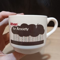 Ativan For Anxiety Pharmaceutical Drug Rep Advertising Mug