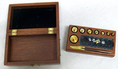 Vintage „Christian Becker“ Weight Set for Gold, Medicine, Laboratory Measuring