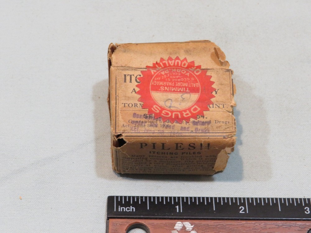 Vintage NOS Dr Swayne’s All Healing Ointment Tin w/Contents, Original Wrapper