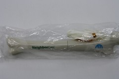 Bone Shape Pen NIP Neighbor Care Pharmaceutical Drug Rep Neck String Spec Sample