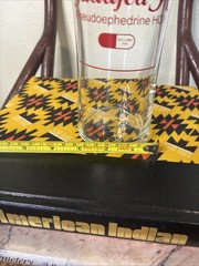VTG Sudafed SA Glass Apothecary Jar Rare Drug Rep Promo Prop Pharmacist Display