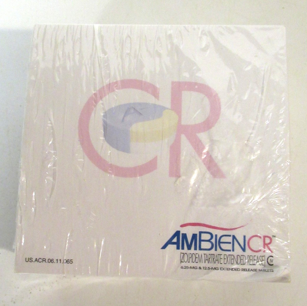Lot of 10 Post It Ambien CR Prescription Pill Note Pads Drug Rep Pharmaceutical
