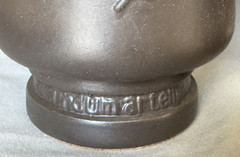 Pair- Schering 1966 Coricidin Cosmas & Damian Ceramic Mortar & Pestles 5″ tall