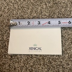 Xenical Pharmaceutical Drug Rep Sticky Note pad Promo Ad Weight Loss Dietary