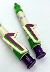 Avalide Check Drug Rep Click Ballpoint Pens Pharma Promo Vintage-Lot of 2-Work!
