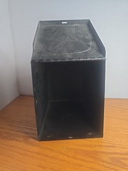 Vintage Black Metal Drugpak Rx Prescription Record File Pharmacy Box, Apothecary