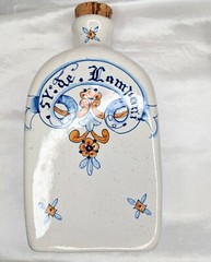 Oil Jar Ceramic Italian Reproduction Antique Reproduction Cork Kitchen Bar Decor