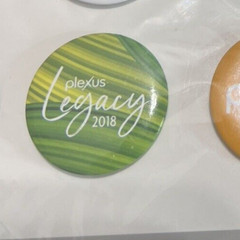 Plexus Pharma Promo Buttons Advertising 10 Year Anniversary 2018 6 Piece Set