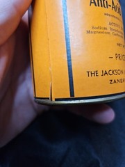 Doctor Jackson’s Anti-Acid Powder Zanesville Ohio New Old Stock Container