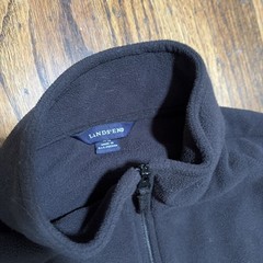 Pharmaceutical Rep Drug Merch Swag Seroquel Black Lands’ End Fleece Vest Medium