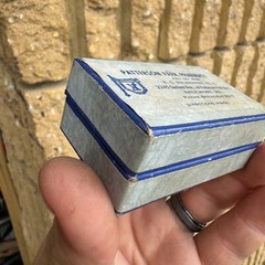 VTG c.1950s PATTERSON PARK PHARMACY Baltimore, MD Prescription Pill Box EMPTY