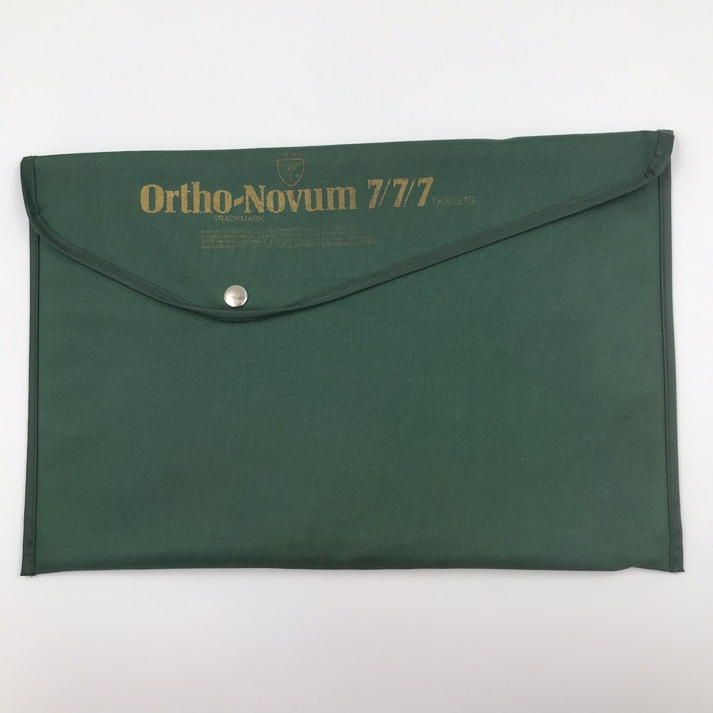 1982 American College of OBGYN 32nd Meeting Portfolio Ortho-Novum Birth Control