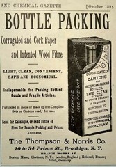 1895 Brooklyn Thompson & Norris Box Pharmaceutical Bottles Art Vintage Print Ad
