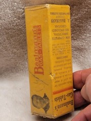VINTAGE BAALMANN’S GAS TABLETS UNOPENED NICE GRAPHICS ON BOX
