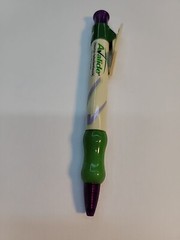 2 X AVALIDE Drug Rep Collectible Pen – w/ Large CHECKMARK Pocket Clip