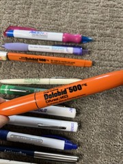 Drug Rep Pharmaceutical Advertising Pens Light Lot Of 13 Dolobid Ambien Claforan