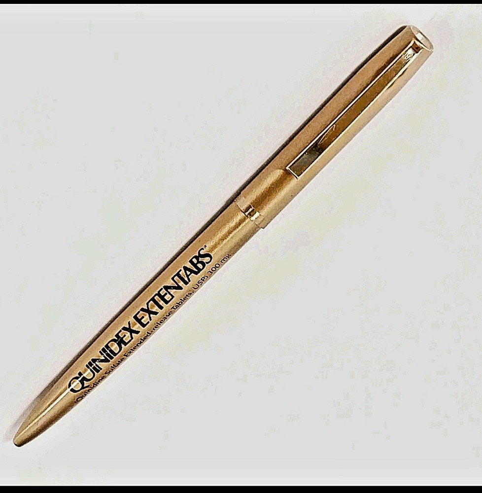 Vintage Pharmaceutical Drug Rep Pen “Quinidex Extentabs”