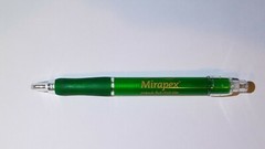 Mirapex Drug Rep Pharmaceutical Click GREEN RARE HTF Plastic PEN Promo Papermate