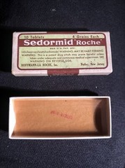 Sedormid ‘Roche’ Vintage Collectible Pharmaceutical Pillbox OOAK Medical Quack