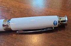 FemHRT Pfizer Ink Pen Drug Pharmaceutical Rep Advertising Heavy Metal Twist