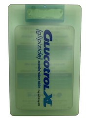 Rare 1999 Glucotrol XL Drug Rep Pharmaceutical Acrylic Clipboard 14″ Dr’s Office