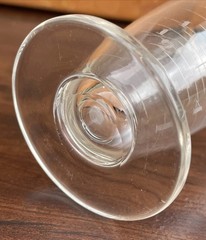 Antique Hand Blown Glass Laboratory Apothecary Beaker 5 1/2″ Whitall Tatum & Co.
