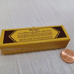 Rare Vintage 1930s Roche Allonal Pharmaceutical Box Medical Ephemera Advertising