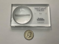 Boston Scientific Lucite Display Educational Use Rare Desk Paperweight💥