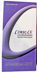 Vtg. COREG CR Drug Rep Promo Stethoscope Exam Light Set Combo Prometrium NOS